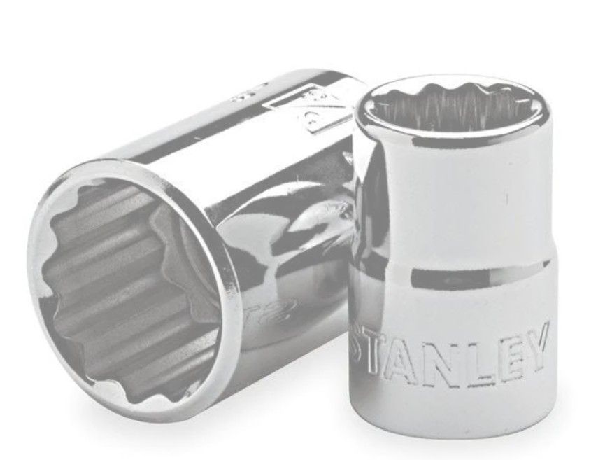 Stanley 1/2" 12PT STANDARD SOCKET-22MM