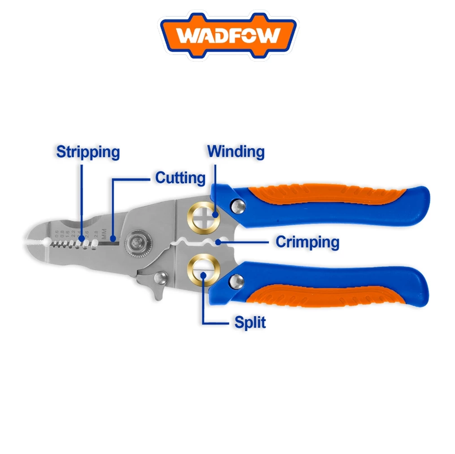 WADFOW WIRE STRIPPER (7") WIRE STRIPPING & SHARP EDGE FOR CUTTING WIRE (WPL5627)