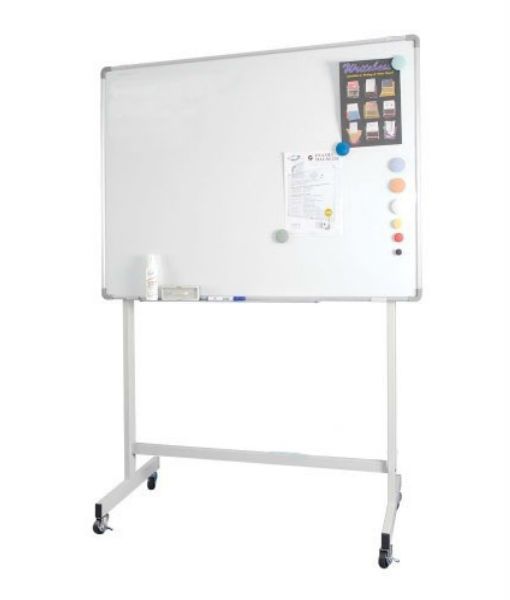 QP Magnetic Whiteboard 4鈥�x 6鈥�Single Side With Stand