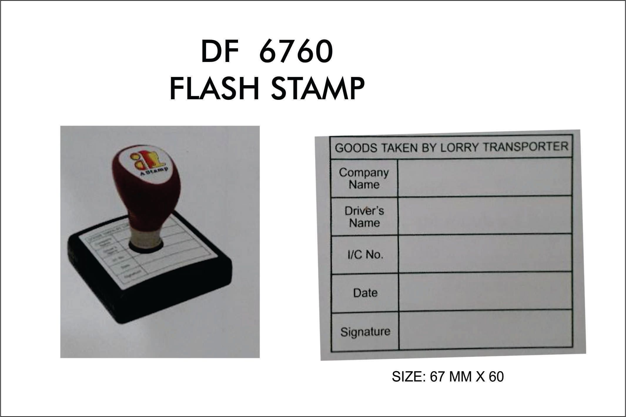 DURAFLASH FLASH STAMP DF -6760