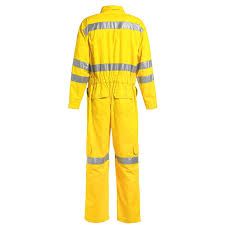 Flemings Daletec Modarig Flame Retardant Coverall Size XL Yellow