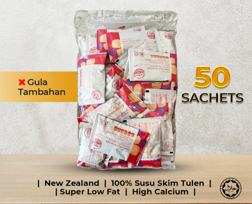 Susu Tepung Skim Segera Cuppa New Zealand 20g