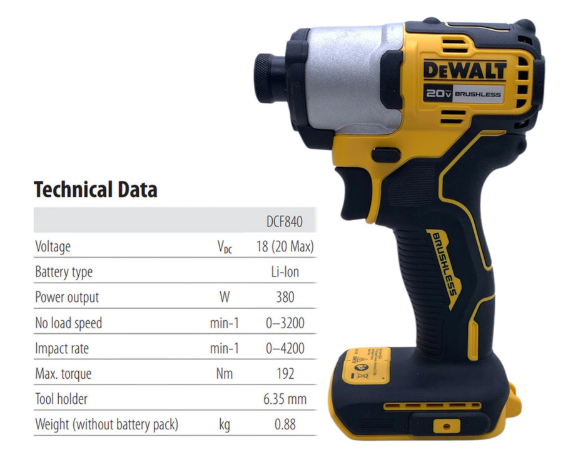 Dewalt 20V BL Impact Driver Bare