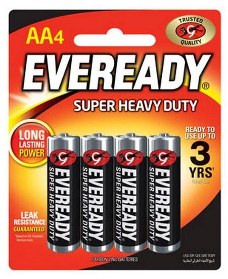EVEREADY Heavy Duty Battery AA Bateri - 4PC PER BOX