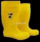 QP Steel Cap Yellow Rubber Boots