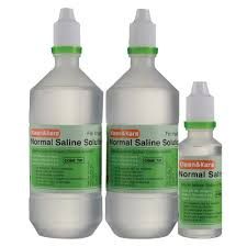 Klean & Kare Normal Saline Solution 500ml pack of 2 + Normal Saline 100ml