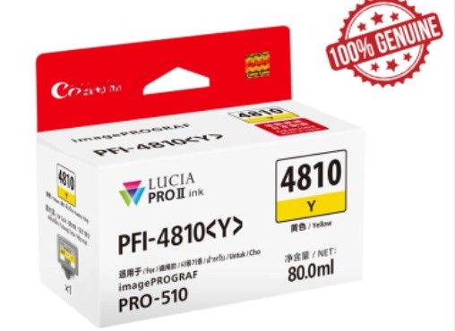 CANON Yello ink tank (80 ml) PFI-4810 Y