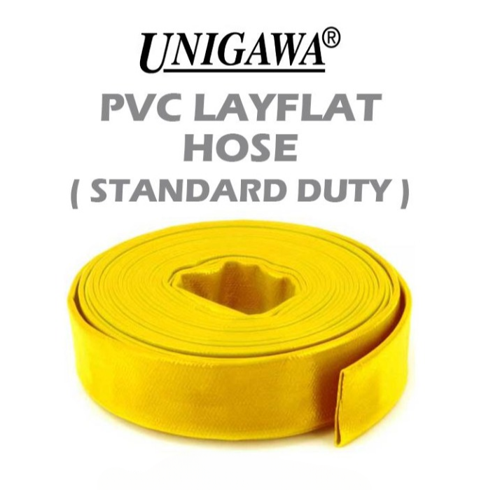 UNIGAWA PVC LAYFLAT HOSE - STANDARD DUTY (SUNNY HOSE)