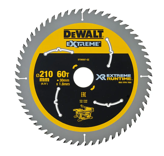 Dewalt XR 210mm x 30mm 60T CSB