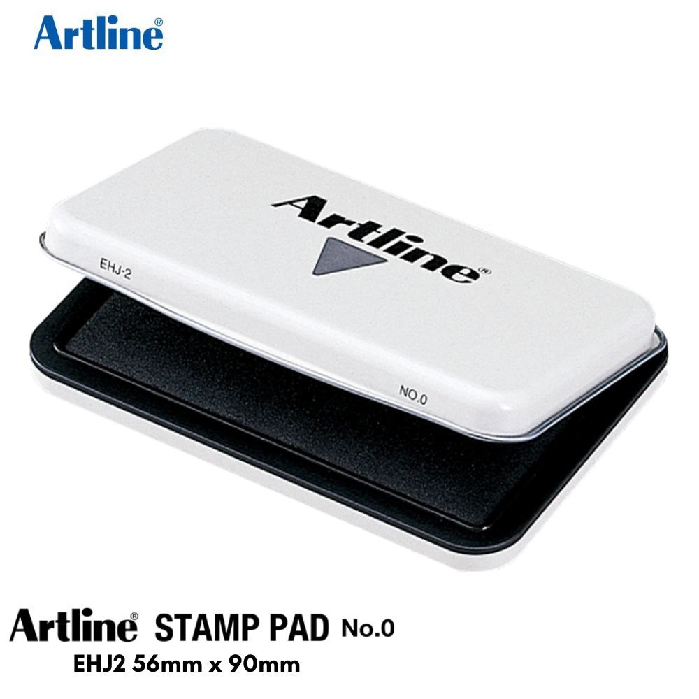 QP Artline Stamp Pad NO:0 (EHJ-2) 56 x 90mm - Black