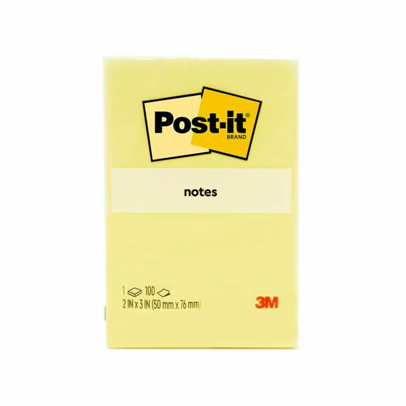 3M Post IT Note 2 X 3 Yellow