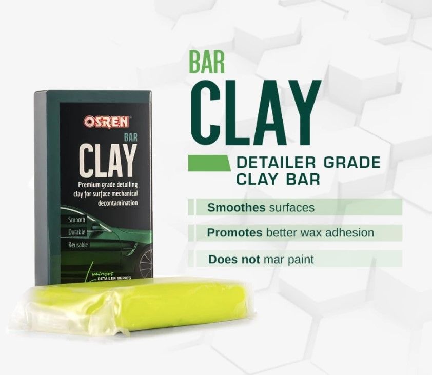 OSREN LUMINOUS BAR CLAY - AUTOMOTIVE CLAY BAR (100G)