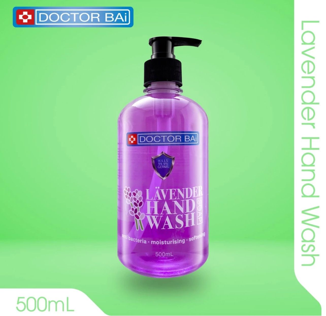 DOCTOR BAi ANTIBACTERIAL LIQUID HAND WASH 500ML - LAVENDER