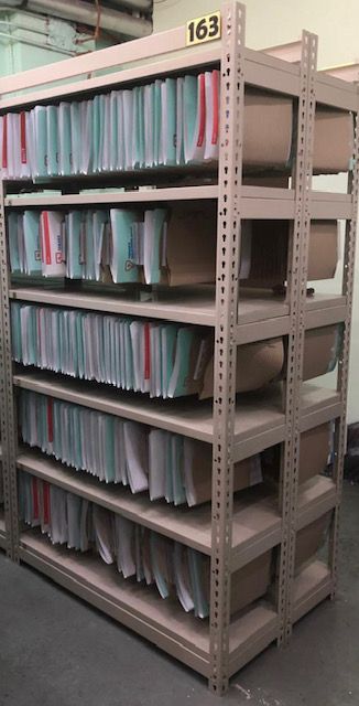 QS Bottle Rack With 5 Steel Shelf For Pocket File 84X48X14 With Installation