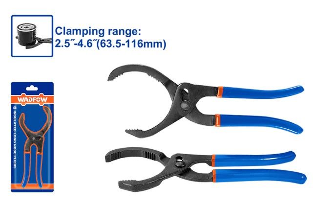 WADFOW WPL6612 300MM (12 INCH) OIL FILTER OPENING PLIERS