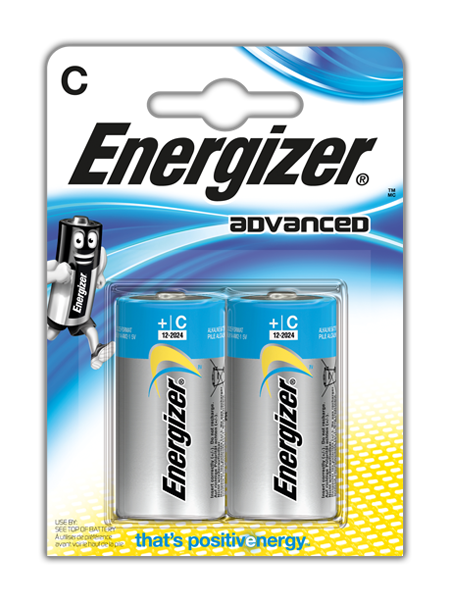 BATTERY ENERGIZER ADVANCE - SIZE C / PCS /Energizer /Battery /Size C /Battery Energizer Advance