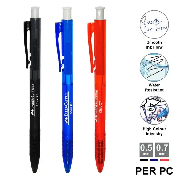 Faber Castell Click 1422 X7 Ball Pen
