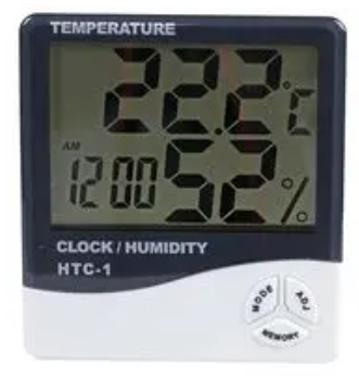 Digital Thermo Hygrometer, -10°C to +50°C, 101 mm, 91 mm, 22 mm