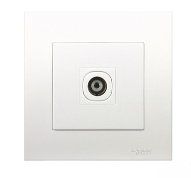 SCHNEIDER VIVACE KB31TV_WE 1GANG TV CO-AXIAL OUTLET (FLUSH)