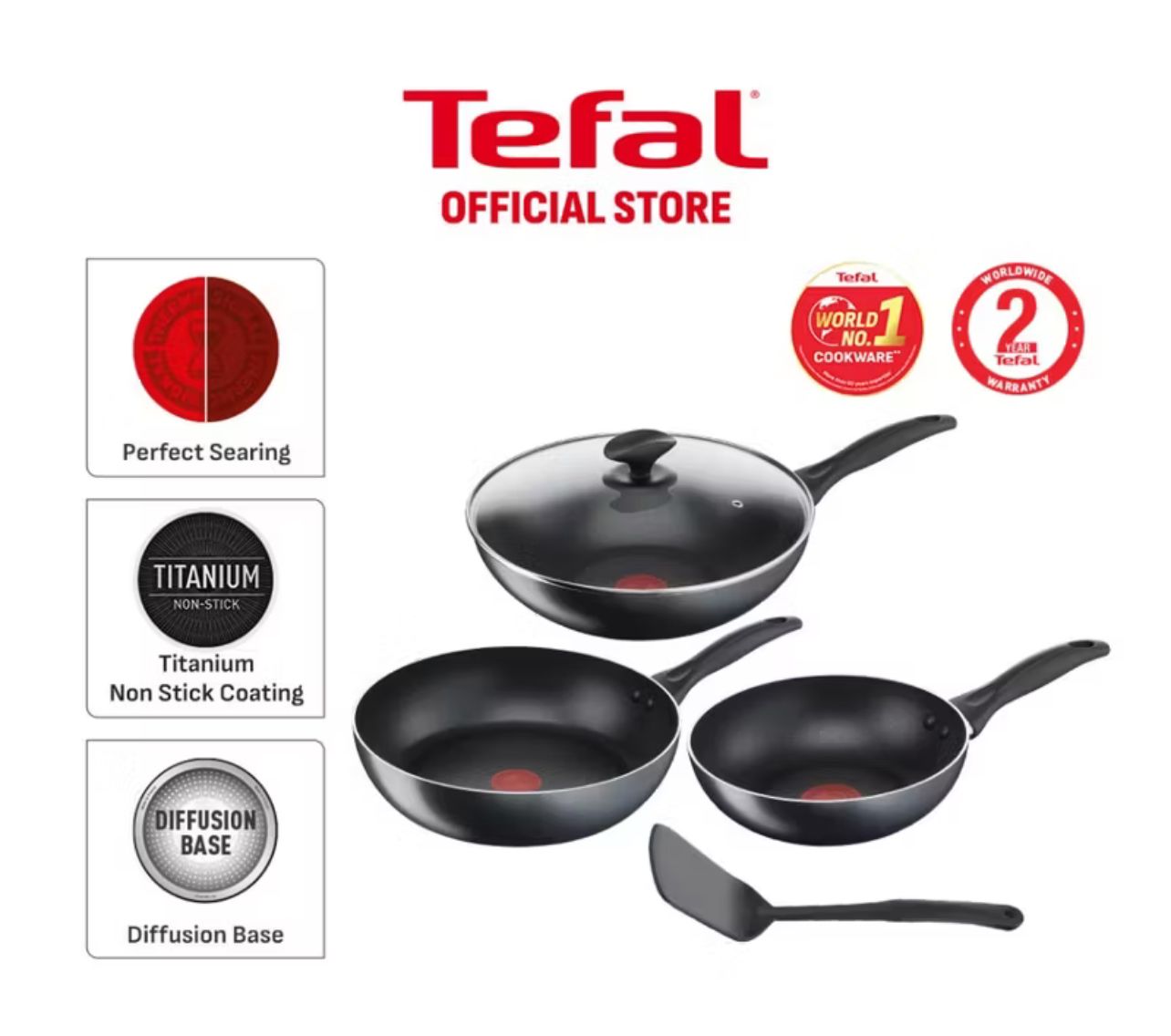 Tefal Cook & Clean 5pcs Set