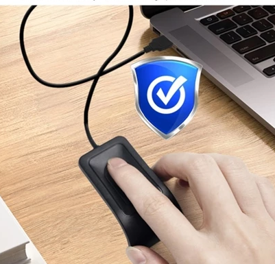 FLM Fingerprint Reader, USB Biometric Fingerprint Scanner