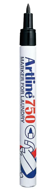 ARTLINE PERMANENT MARKER SUPERFINE 750 BLACK (1PCS)