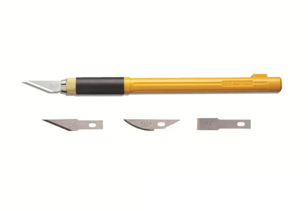 OLFA AK-4 ART KNIFE PROFESSIONAL WITH 3 PCS DIFFERENCE BLADES