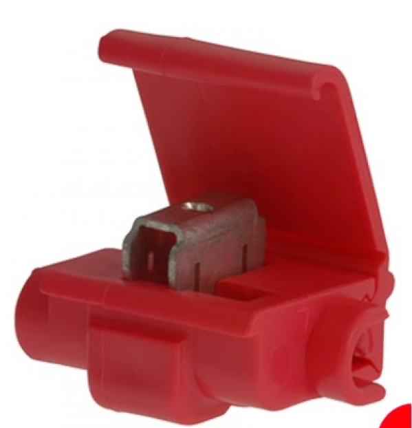 3M 558 RED-TAP (18-22AWG) SCOTCHLOK ELE SELF-STRIPPING CONNECTORS (100PCS PER BOX)
