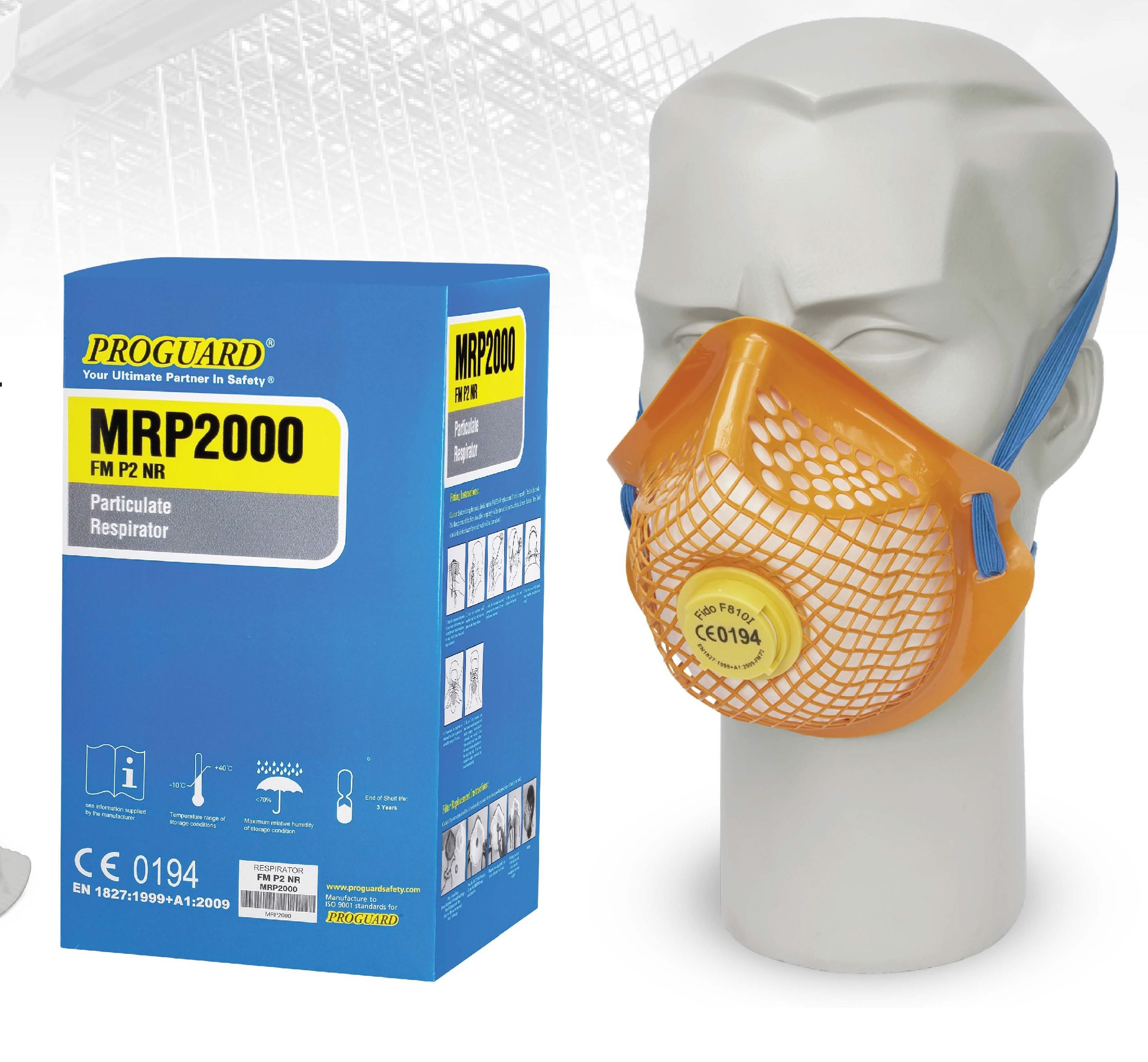 PROGUARD MESH REUSABLE RESPIRATOR (MRP2000)