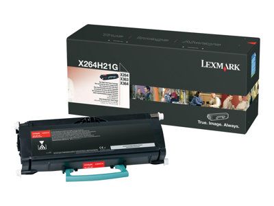 Lexmark X264H21G Black Toner Cartridge
