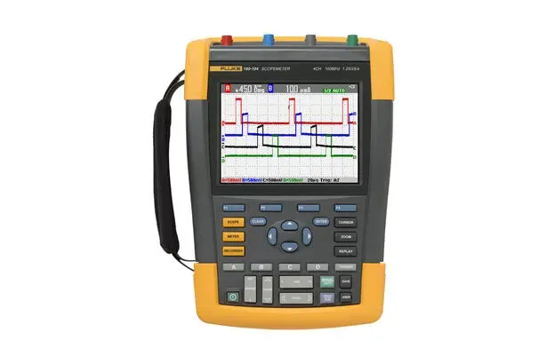 Fluke 190-204 FLUKE-190-204-III-S Fluke-190-204-iii-s,scopemeter 4 Channel 200mhz Color Scc