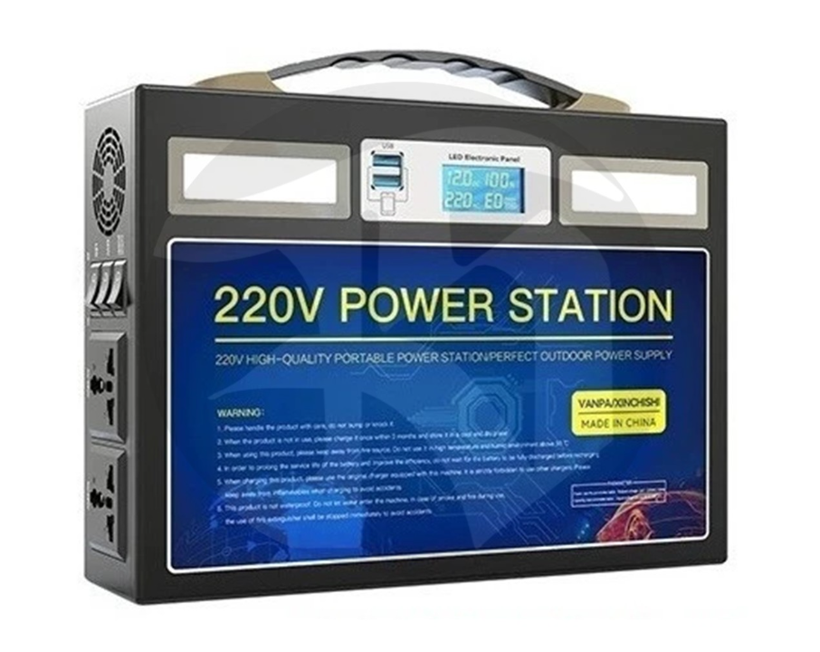 QP Portable Power Station 400W AC 220V Output 400W 120000mAh