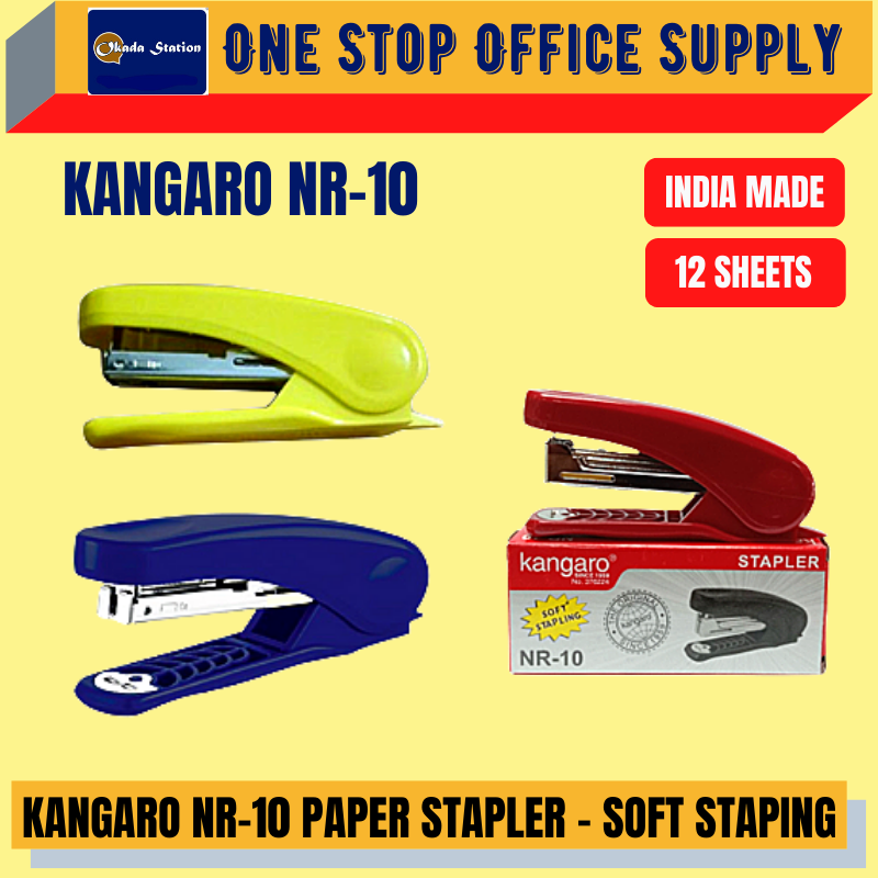 KANGARO NR-10 STAPLER - SOFT STAPING / KANGARO / NR-10 / STAPLER / PAPER STAPLER