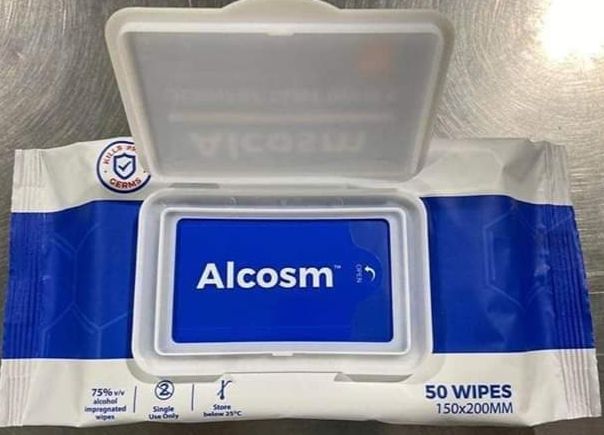 Alcosm Sanitizer Wipes