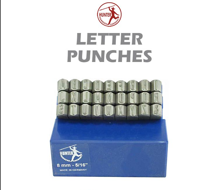 HUNTER LETTER PUNCHES LETTER PUNCHES