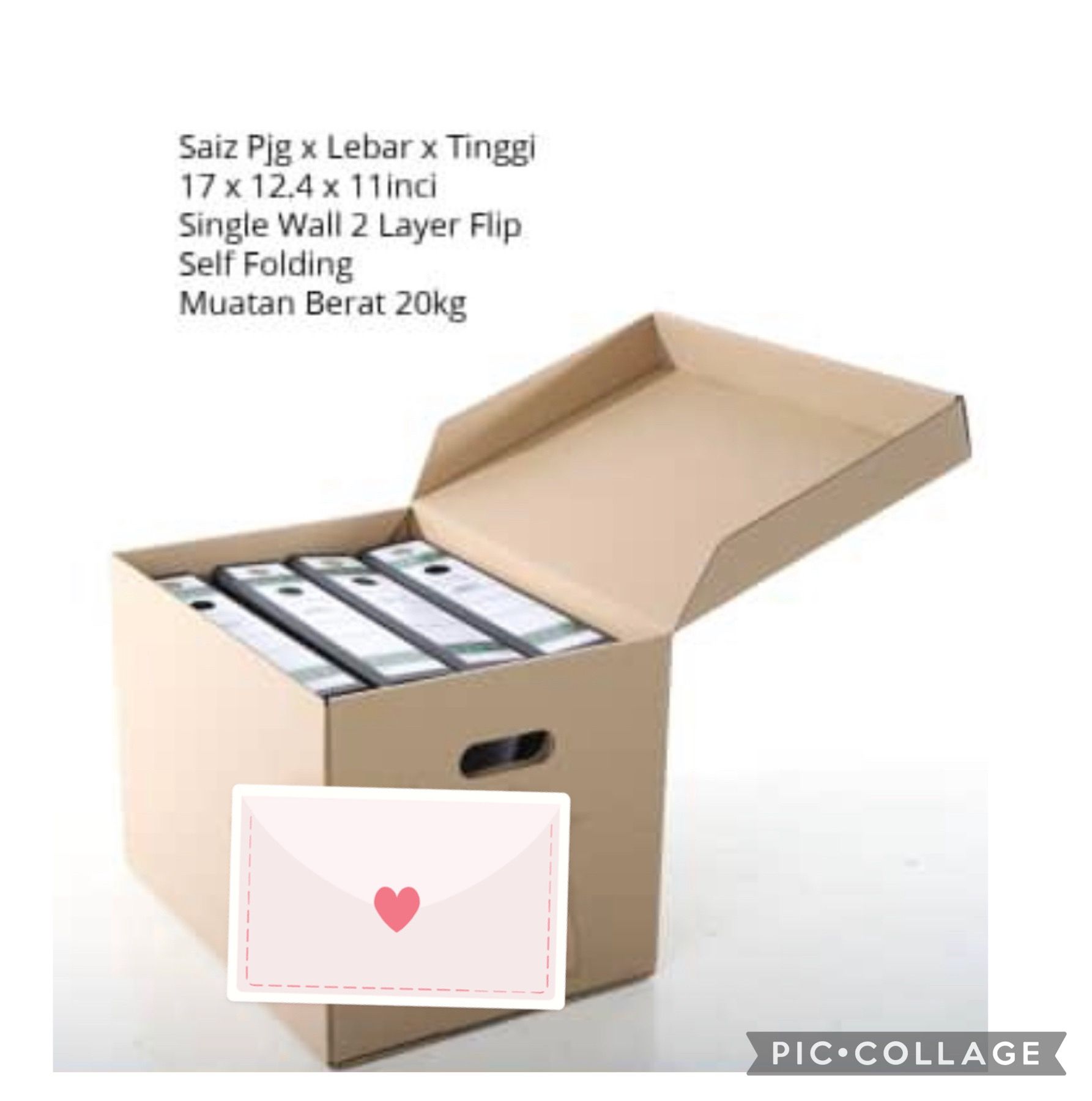 QS Storage Box 17inci Panjang X 12.4inci Lebar X 11inci Tinggi