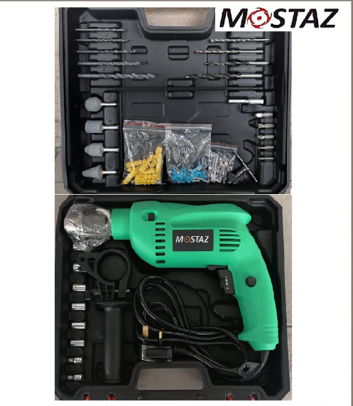 MOSTAZ MS600 13mm Electric Drill Kit Set 500W 240V 29pcs/Set