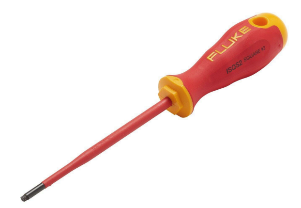 Fluke INSHT ISQS2 Isqs2,insulated Squared Screwdriver #2, 5 In, 125 Mm, 1000v