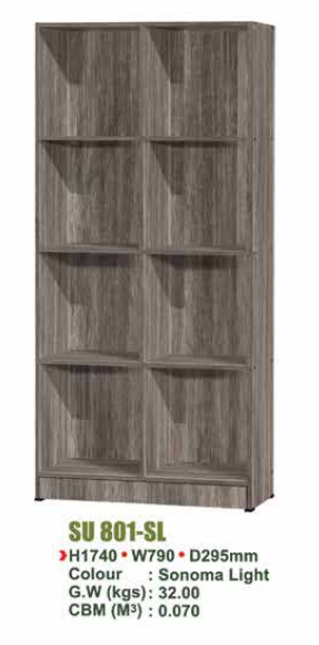 SU FILE CABINET SU 801 - SL/N.OAK/WN
