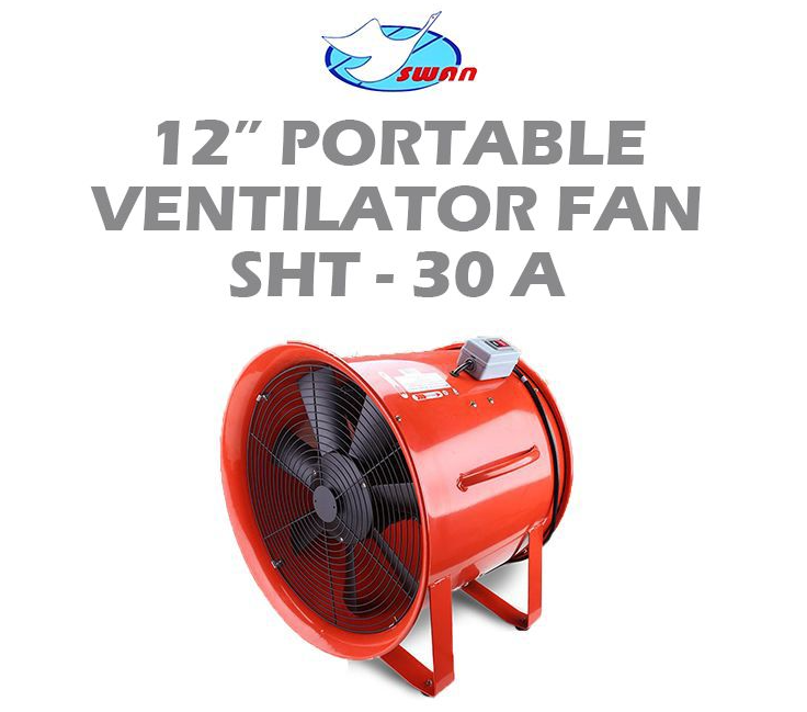 SWAN 12 INCH PORTABLE VENTILATOR FAN SHT-30A