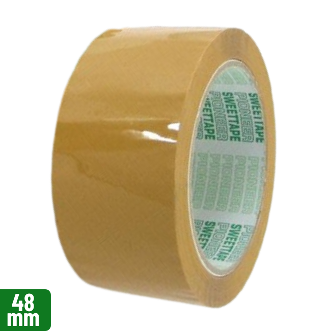 QP Pioneer OPP Tape 48mmx40yds (43mic) Brown