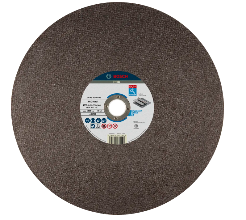 BOSCH PRO METAL CUTTING DISC (355 X 3 X 25.4 MM) (2608600277)