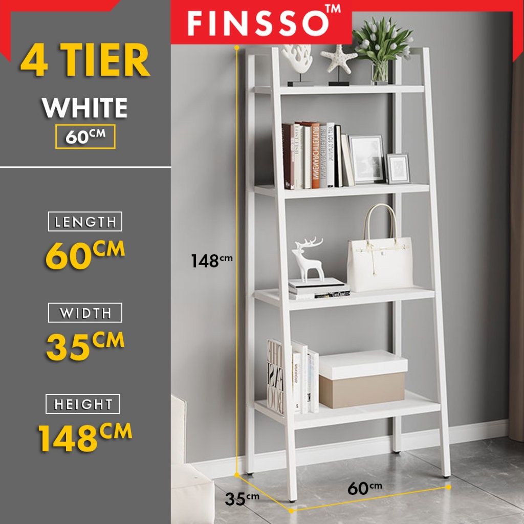NA Shiro 4 Tier Multipurpose Shelf (White)