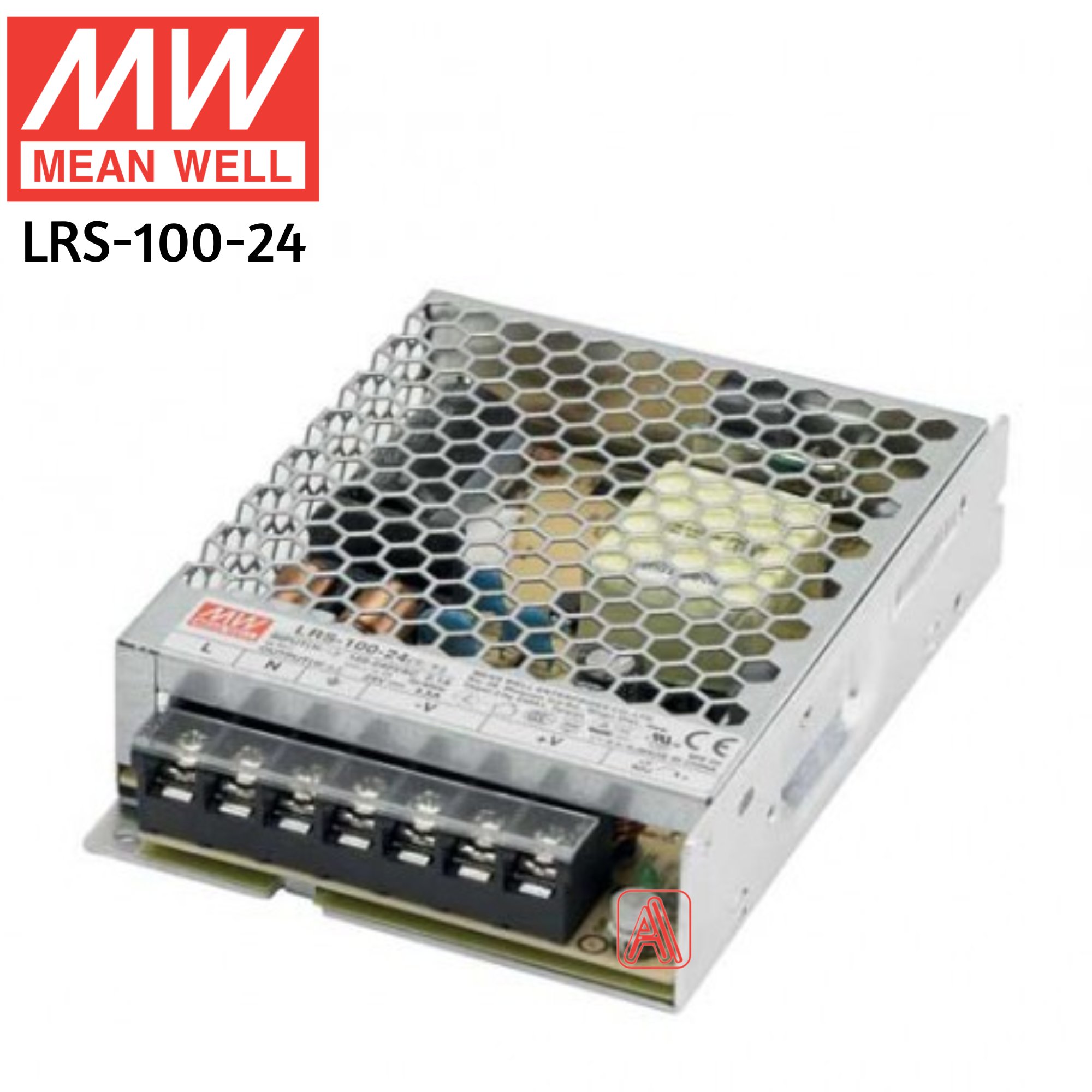 Mean Well *Mean Well LRS-100-24 24VDC 100W AC/DC Switching Power Supply