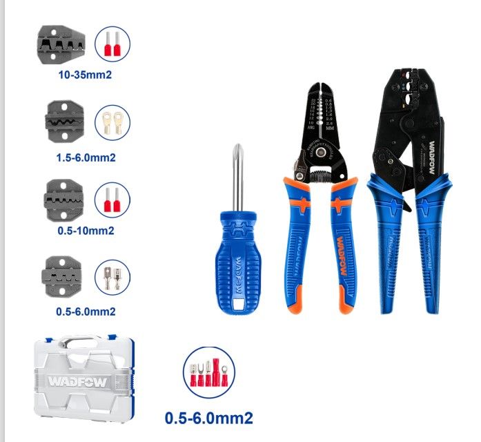 WADFOW 7 PCS CRIMPING PLIERS SET WHS1B07 -7