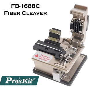 PRO’SKIT HIGH PRECISION FIBER OPTIC CLEAVER FB-1688C WITH 4 HOLDER