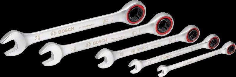 Ratchet Spanner Set 5pc Professional Combo Kit
