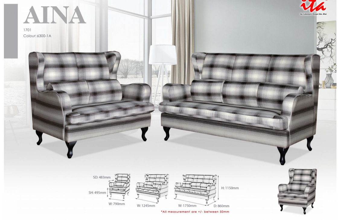 ITA OFFICE SOFA SET - AINA 1701