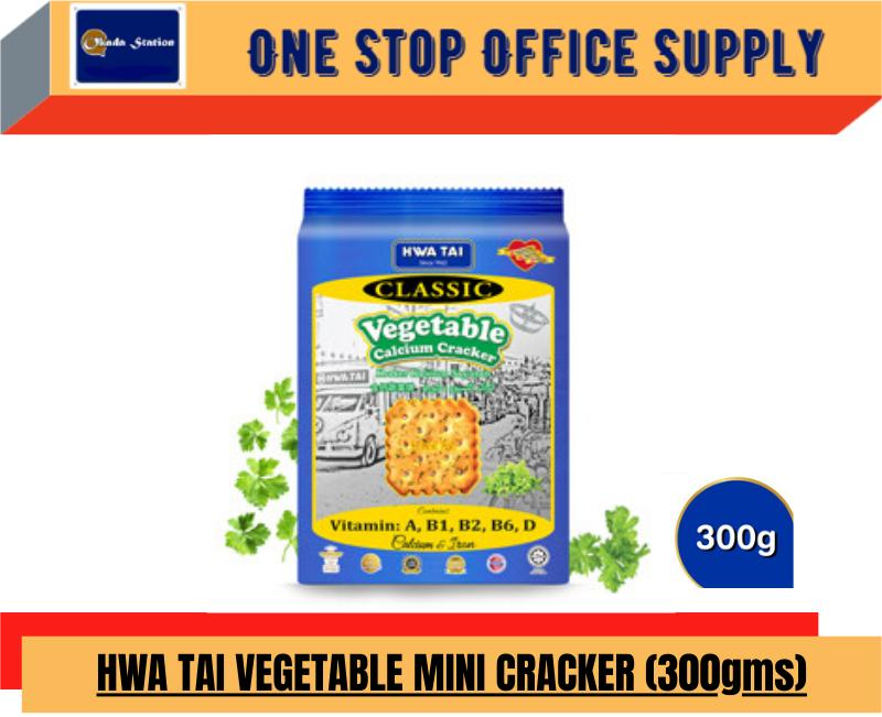 HWA TAI VEGETABLE MINI CRACKER (300gms) /Hwa Tai /Crackers /Mini Crackers /Biscuit /Vegetable Cracker /300gms /Hwa Tai Vegetable Mini Cracker
