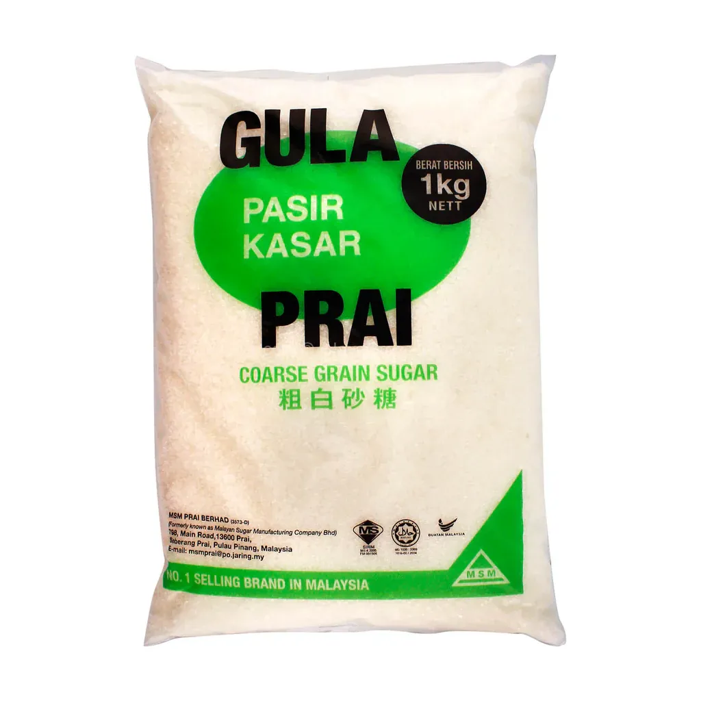 Gula Prai Coarse Grain Sugar Kasar 1Kg